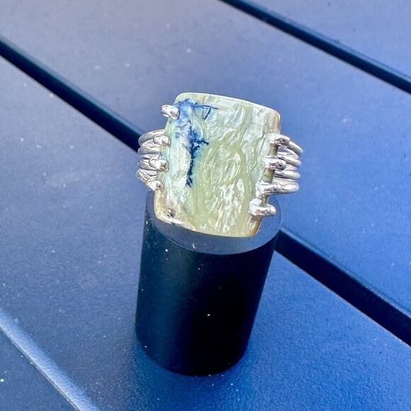 Tanzania Imperial Opal Sterling Silver Ring - Picture 9 of 12